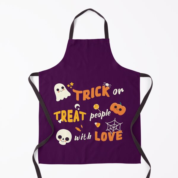 Item preview, Trick Or Treat People With Love Cute Halloween Positive Gift For Nice People designed and sold by Scratches Tees.