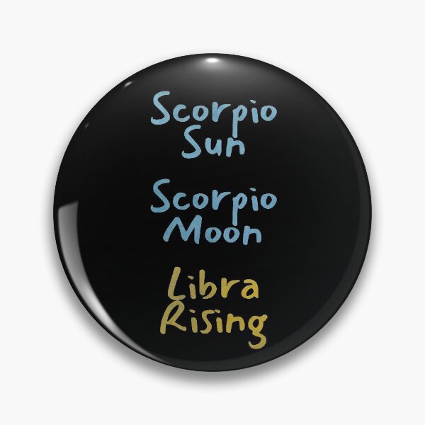 Item preview, Scorpio Sun Scorpio Moon Libra Rising Text designed and sold by leomooncreates.