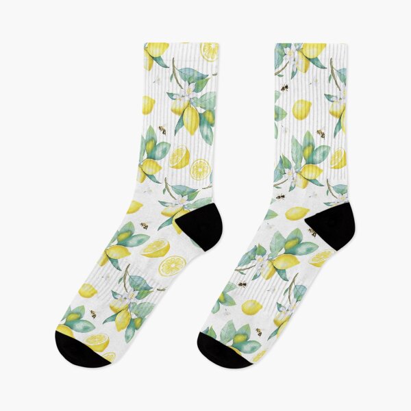 Item preview, Lemons, olives and bees designed and sold by Marinadraws.