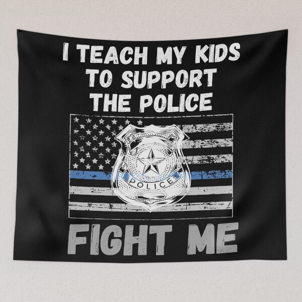 Item preview, I TEACH MY KIDS TO SUPPORT THE POLICE  designed and sold by MoMasry.
