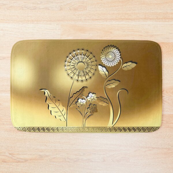 Item preview, Llave griega Meandros Oro con flores Colección Yiorgos designed and sold by Yiorgos Designs.