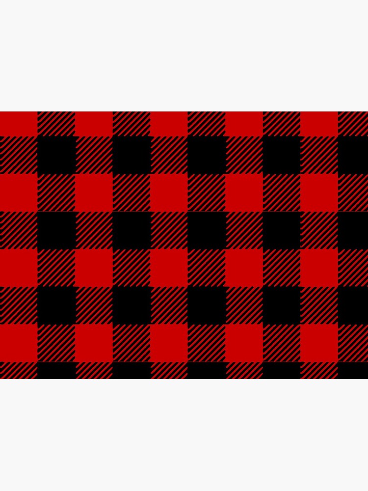 Red plaid pattern by kapotka