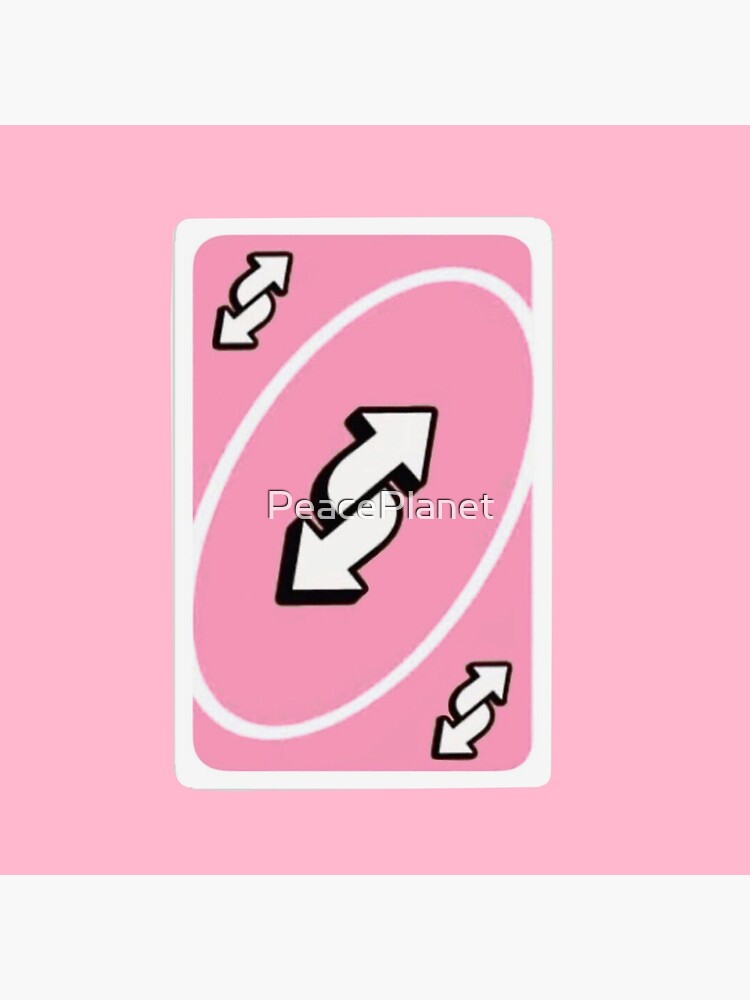 Pastel Purple Uno Reverse Card Sticker for Sale by PeacePlanet