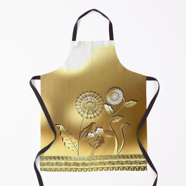 Item preview, Llave griega Meandros Oro con flores Colección Yiorgos designed and sold by Yiorgos Designs.