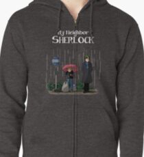 My Neighbor Sherlock Zipped Hoodie