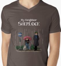 My Neighbor Sherlock Men's V-Neck T-Shirt