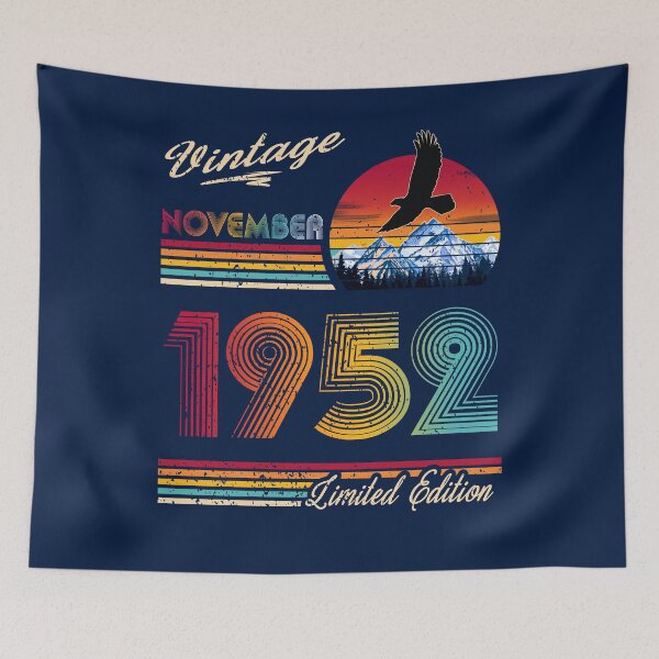 Item preview, November 1952 Birthday designed and sold by GreenSplash.