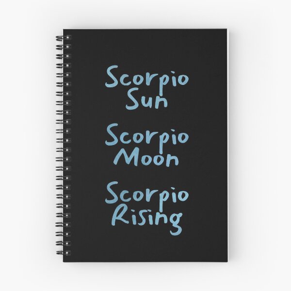 Item preview, Scorpio Sun Scorpio Moon Scorpio Rising Text designed and sold by leomooncreates.