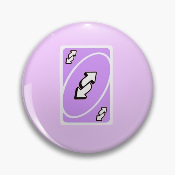 Pastel Purple Uno Reverse Card Sticker for Sale by PeacePlanet