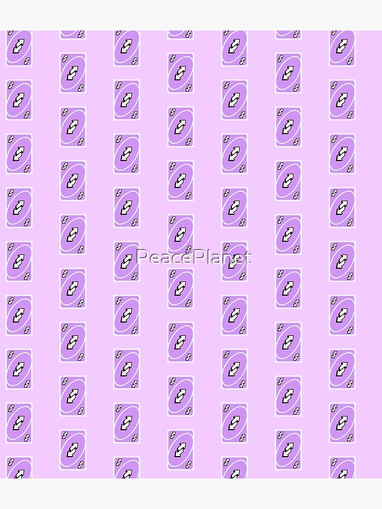 Pastel Purple Uno Reverse Card Sticker for Sale by PeacePlanet