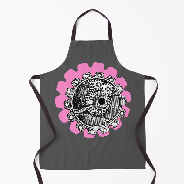 Item preview, Vintage Mechanical Gear Motif (Bubblegum Pink) designed and sold by TheEditrix.
