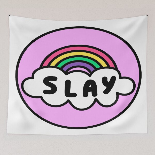 Item preview, Rainbow Slay designed and sold by TrueTrippyArts.