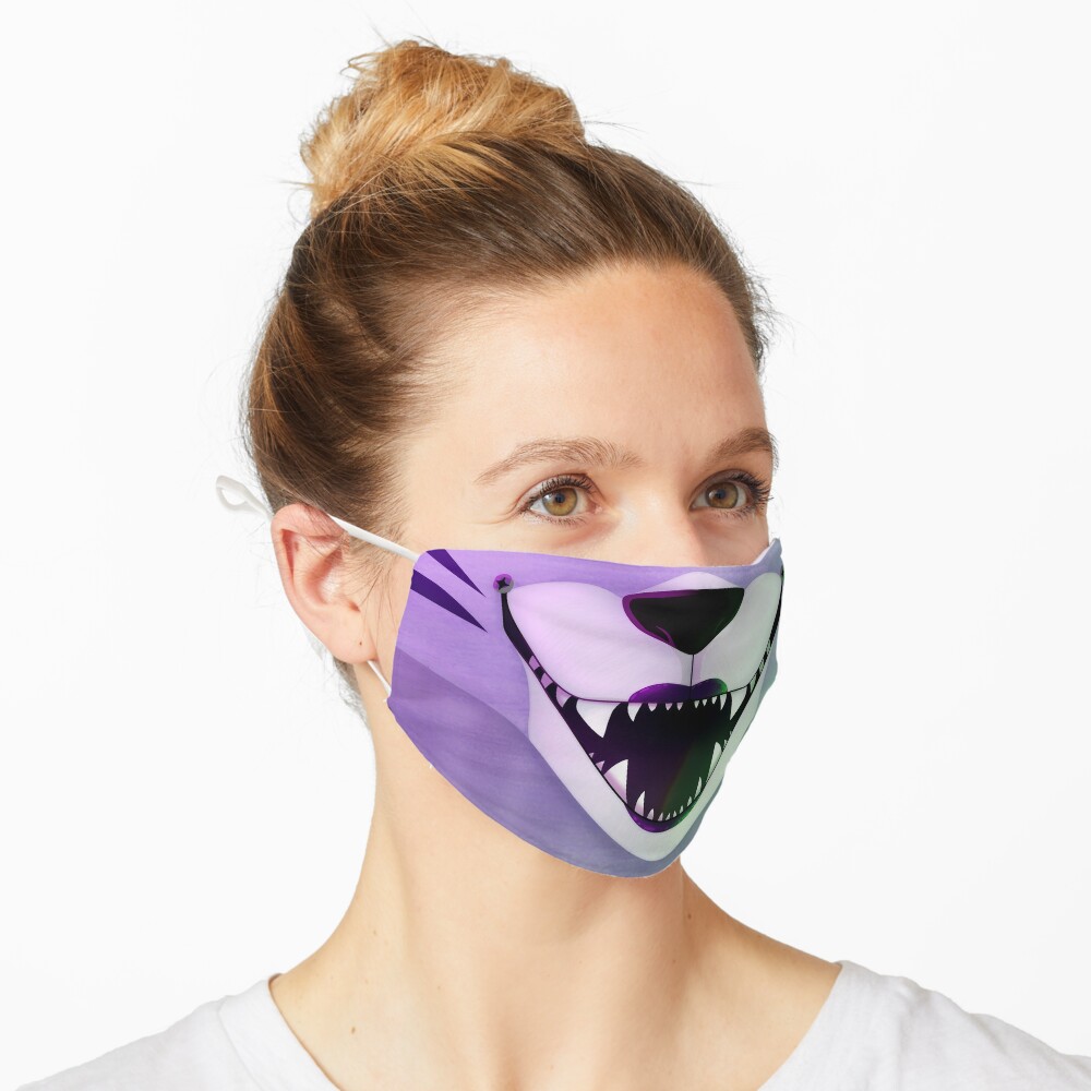 Roxanne Wolf Felt Play Mask - Gray Wolf Felt Play Mask - FNAF Mask - C –  DeBoop Shop