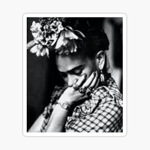 Póster Frida Khalo Pegatina