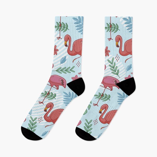 Item preview, Beautiful Tropical Flamingos designed and sold by Vector Scout Lab.