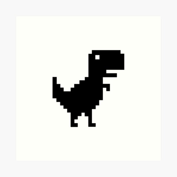 Voxel Dino T-Rex Chrome