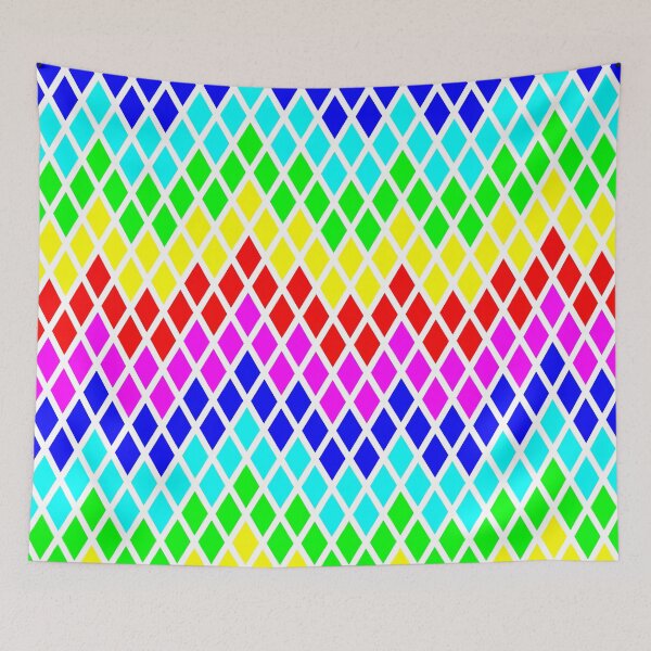 Item preview, Diamond Zigzag Multicolored designed and sold by BleuSky.