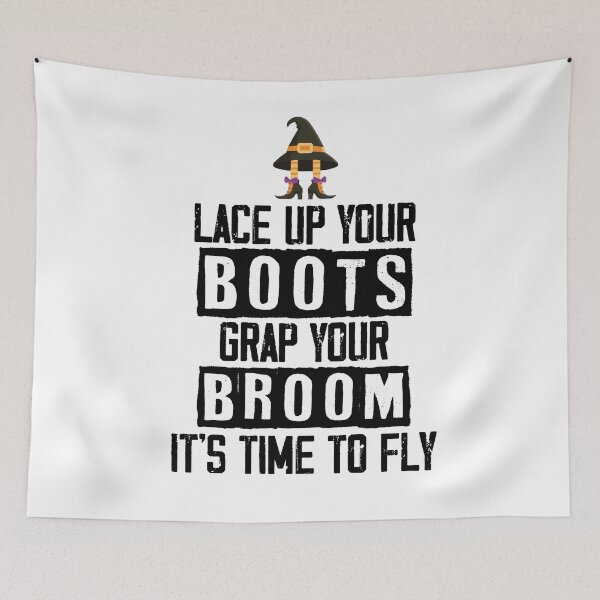 Item preview, lace up your boots grap your broom it's time to fly , halloween witches designed and sold by Noussairox.