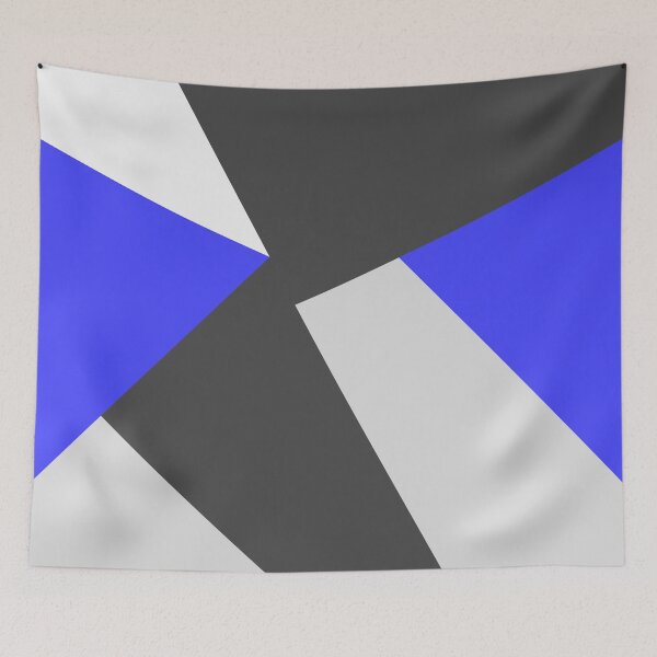 Item preview, Electric Blue Abstract Geometric Design designed and sold by BleuSky.