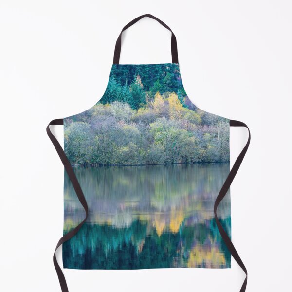 Item preview, Trees reflected in Llwyn Onn Reservoir in the Brecon Beacons National Park designed and sold by Cameranick.
