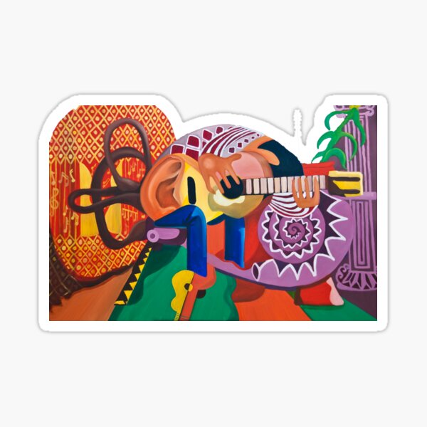 The Guitarist Sticker