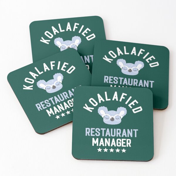 Artikelvorschau, Koalafied Restaurant Manager - Funny Gift Idea for Restaurant Managers entworfen und verkauft von betternotes.
