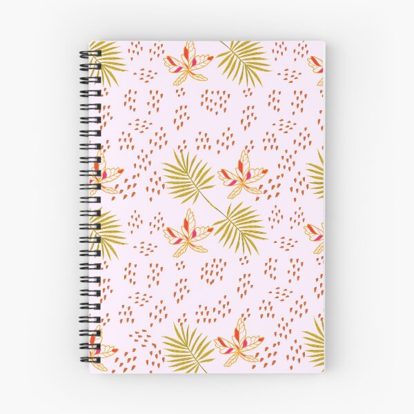 Item preview, Light pink with flowers ,leaf and beautiful red dots designed and sold by 3Akshithaa.