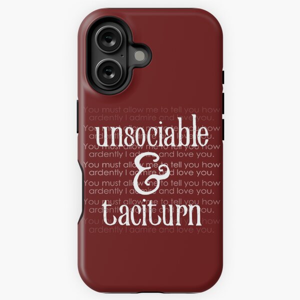Vista previa del artículo con la obra «Insociable y taciturno - Orgullo y prejuicio», diseñado y vendido por mymymagic.