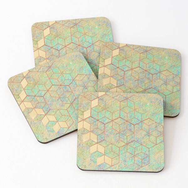 Item preview, Blue green gold dice designed and sold by BilgePaksoylu.
