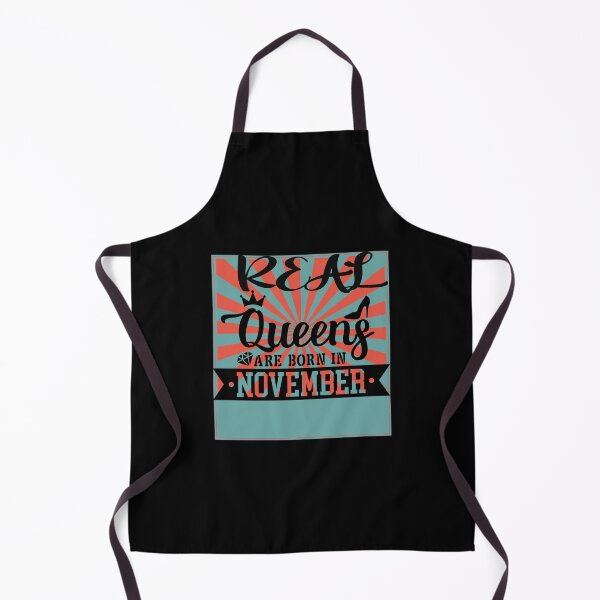 Item preview, QUEENS R BORN IN NOVEMBER: Funny vintage retro Birthday design. designed and sold by fajali master.