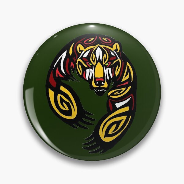 Item preview, grizzly bear tribal print designed and sold by THE AMERICAN TEEVANGELIST.