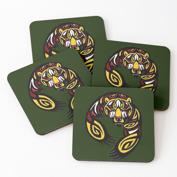 Item preview, grizzly bear tribal print designed and sold by THE AMERICAN TEEVANGELIST.