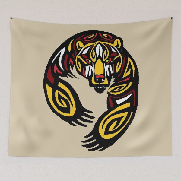 Item preview, grizzly bear tribal print designed and sold by THE AMERICAN TEEVANGELIST.