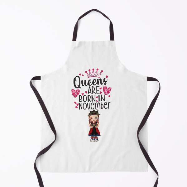 Item preview, QUEENS R BORN IN NOVEMBER: Funny vintage retro Birthday design. designed and sold by fajali master.