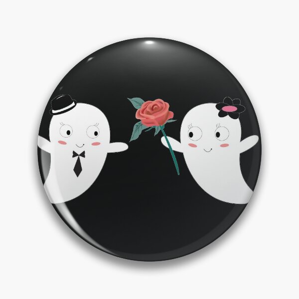 Item preview, cute halloween ghost proposing each other for the holiday designed and sold by Rajpramanik.