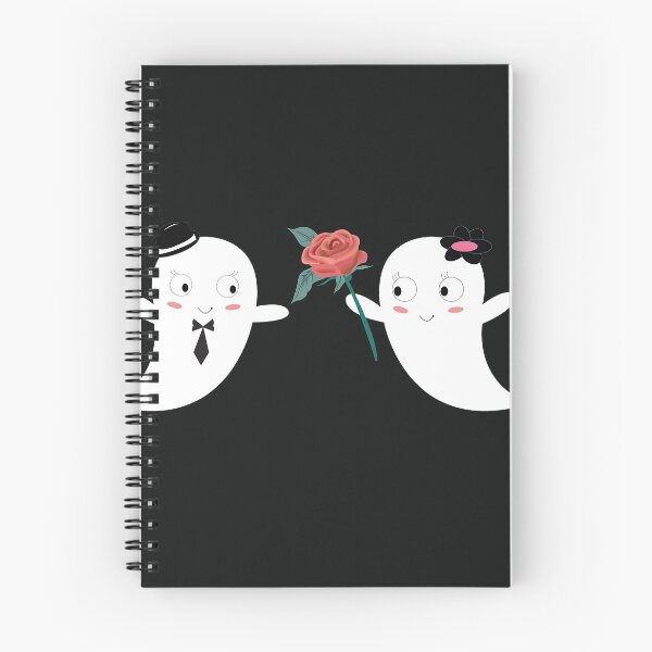 Item preview, cute halloween ghost proposing each other for the holiday designed and sold by Rajpramanik.
