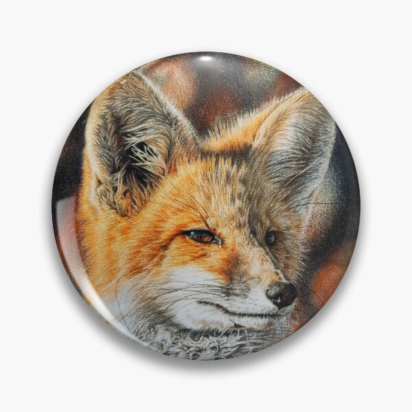 Item preview, Young fox portrait designed and sold by BeckyKidus.