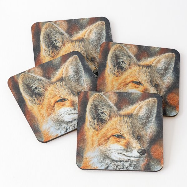 Item preview, Young fox portrait designed and sold by BeckyKidus.