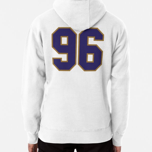 Jersey Number 96' Unisex Two-Tone Hoodie