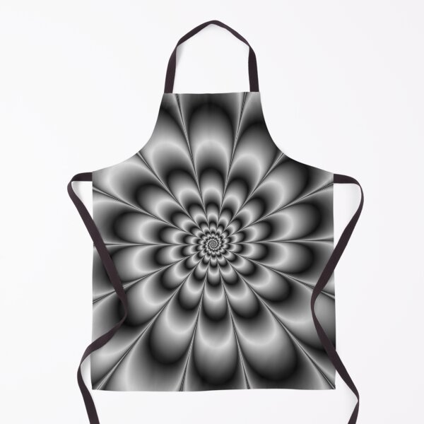 Item preview, Spiral Rosette in Black and White designed and sold by EyeBogglers.