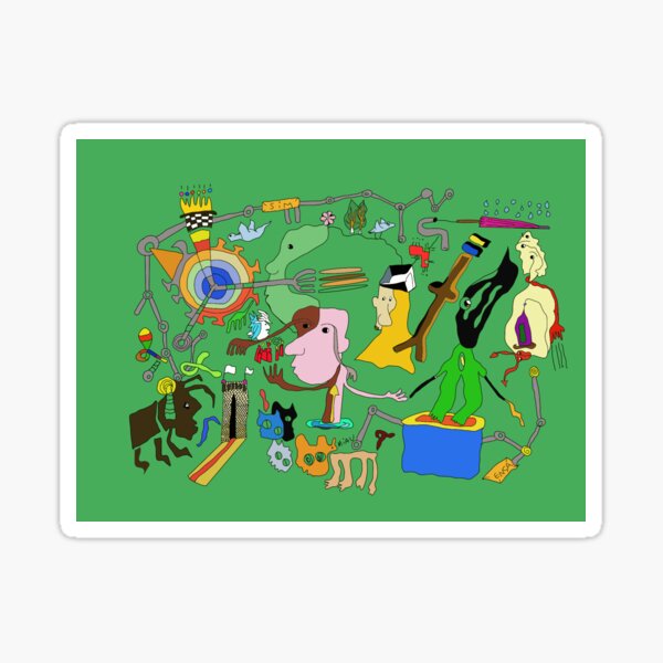 The Garden of Earthly Delights Sticker