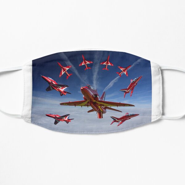The RAF Red Arrows Flat Mask