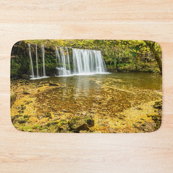Item preview, The Vale of Neath Waterfalls in Autumn. These are the Upper Ddwli Falls on the River Neath, in Welsh the Afon Nedd.  designed and sold by Cameranick.