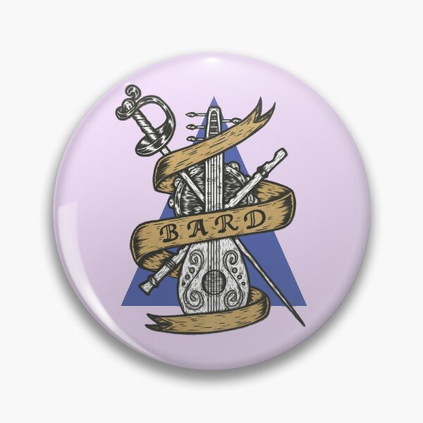 Item preview, Bard - class emblem designed and sold by Mindabble.