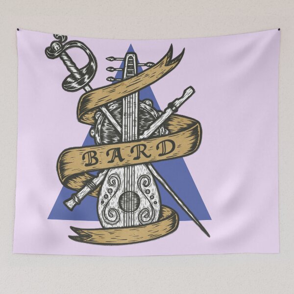 Item preview, Bard - class emblem designed and sold by Mindabble.