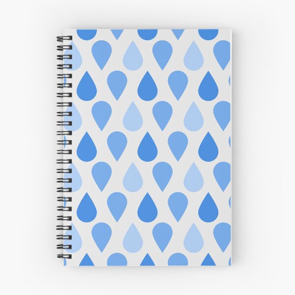 Item preview, Raindrops and Teardrops - Shades of Light Blue designed and sold by redparrotdesign.