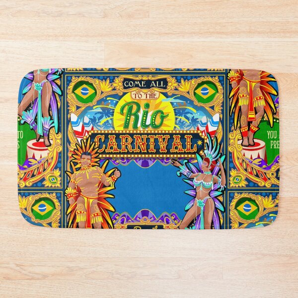 Item preview, Rio Carnival Poster Frame Brazil Carnaval Mask Show Parade designed and sold by aurielaki.