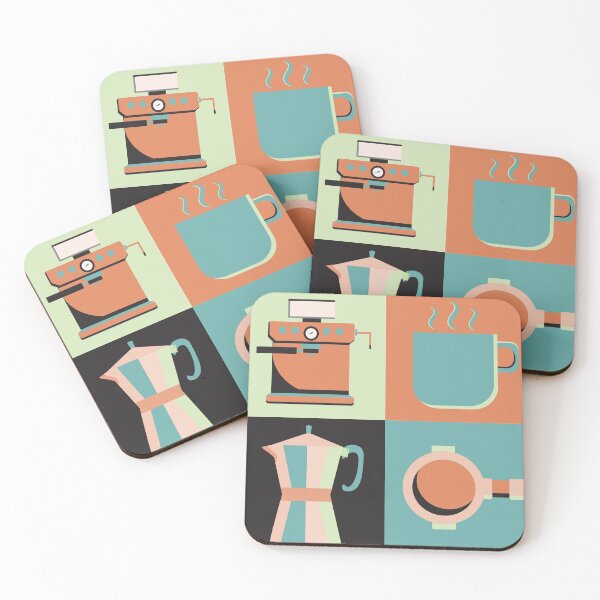 Item preview, Coffee theme 4 color design designed and sold by CoffeeTheorist.