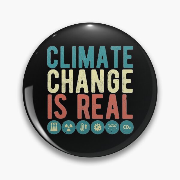 Item preview, Climate Change Is Real Vintage Environment Protection Statement designed and sold by alenaz.