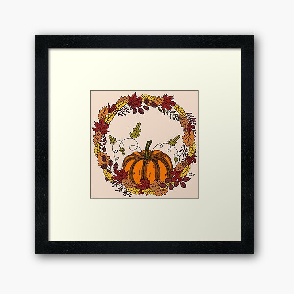 Autumn love Lámina enmarcada